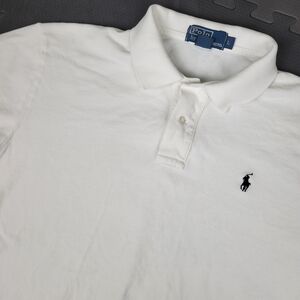 Ralph Lauren Polo White Short Sleeve Shirt Pony Logo Men's Large